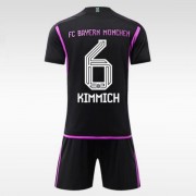 Fussball Trikotsatz Kinder Bayern München 2023-24 Joshua Kimmich 6 Auswärtstrikot